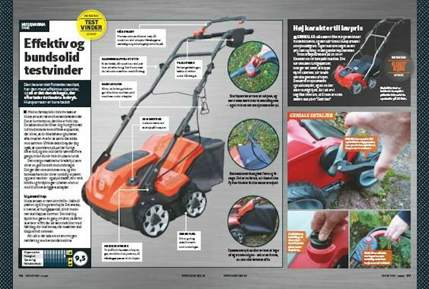 Plænelufter test Vertikalskærer test